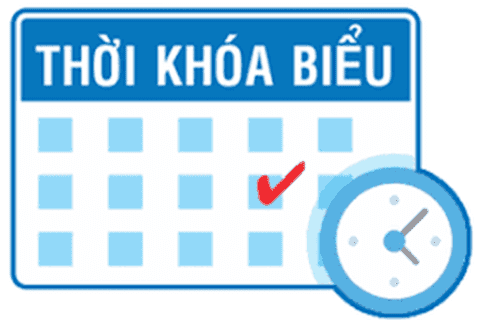 Thời khóa biểu văn hóa tuần 25